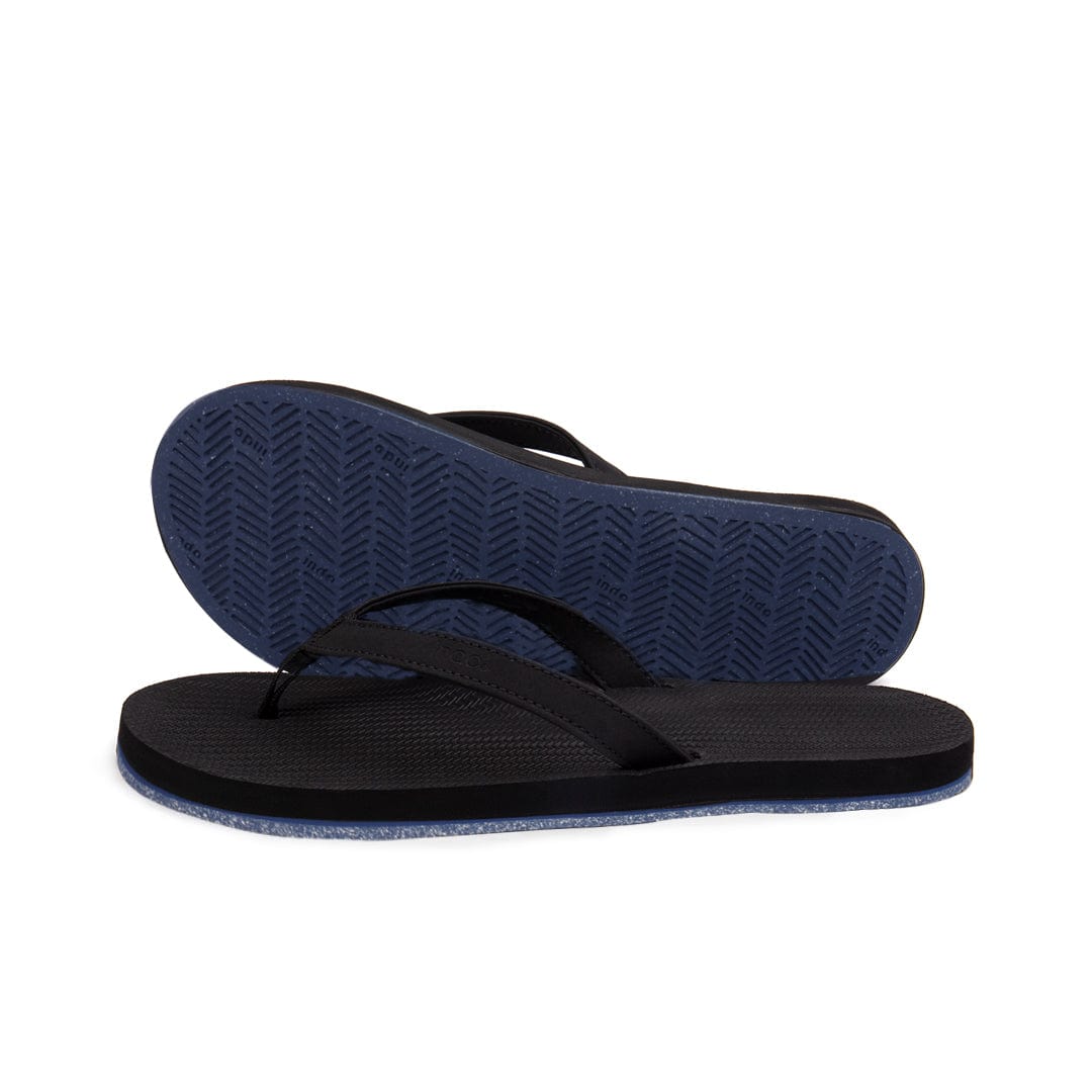 Flip Flops Mujer Suela Sneaker - Azul/Negro