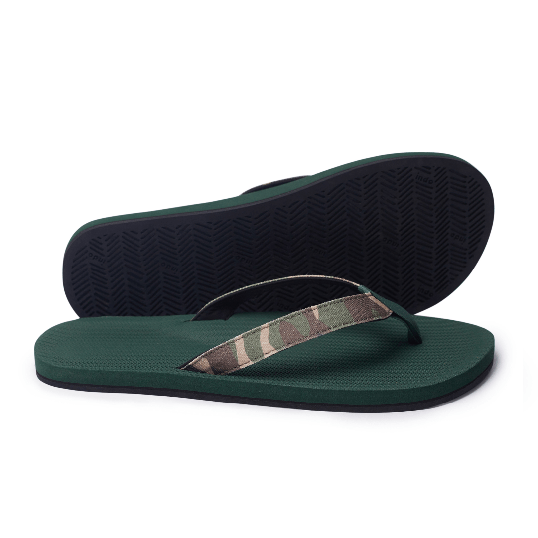 Flip Flops Hombre - Camo Verde