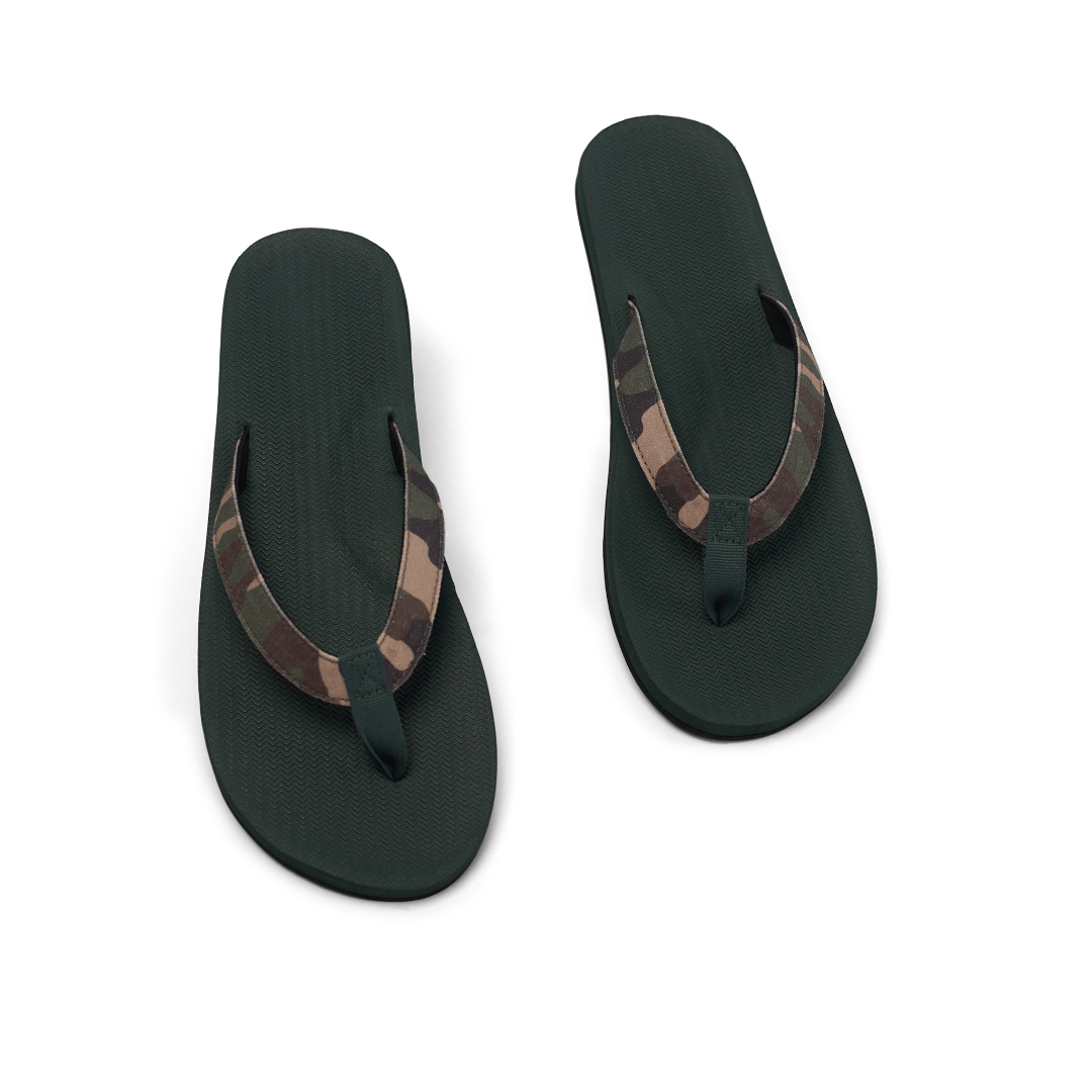 Flip Flops Mujer - Camo Verde