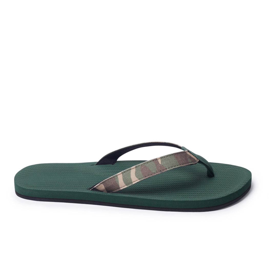 Flip Flops Hombre - Camo Verde