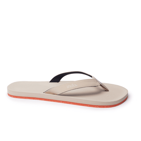 Flip Flops Hombre Suela de Sneaker - Naranja/Hueso