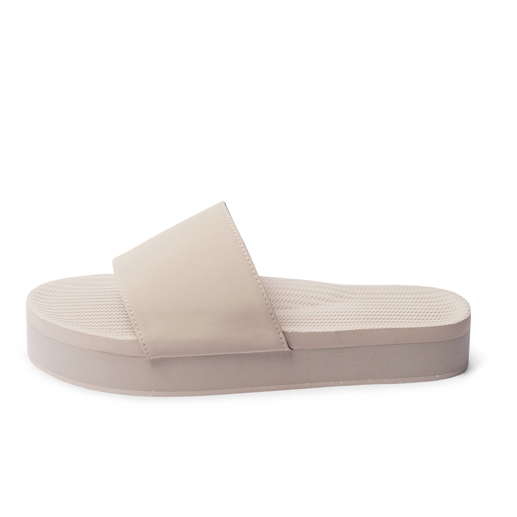 Platform Slide Girl Suela Sneaker- Hueso Sea Salt