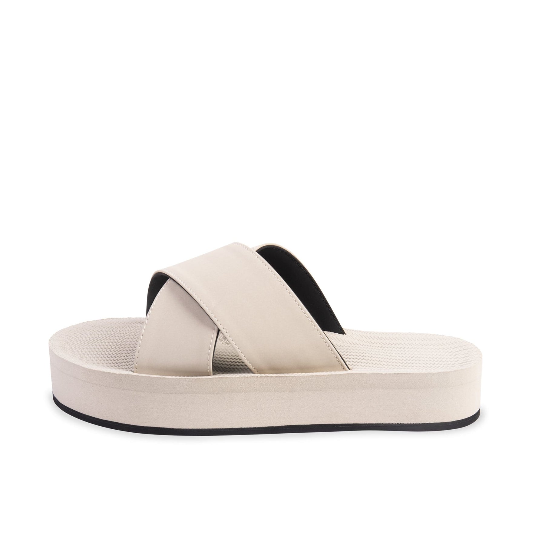 Platform Cross Mujer - Blanco Sea Salt