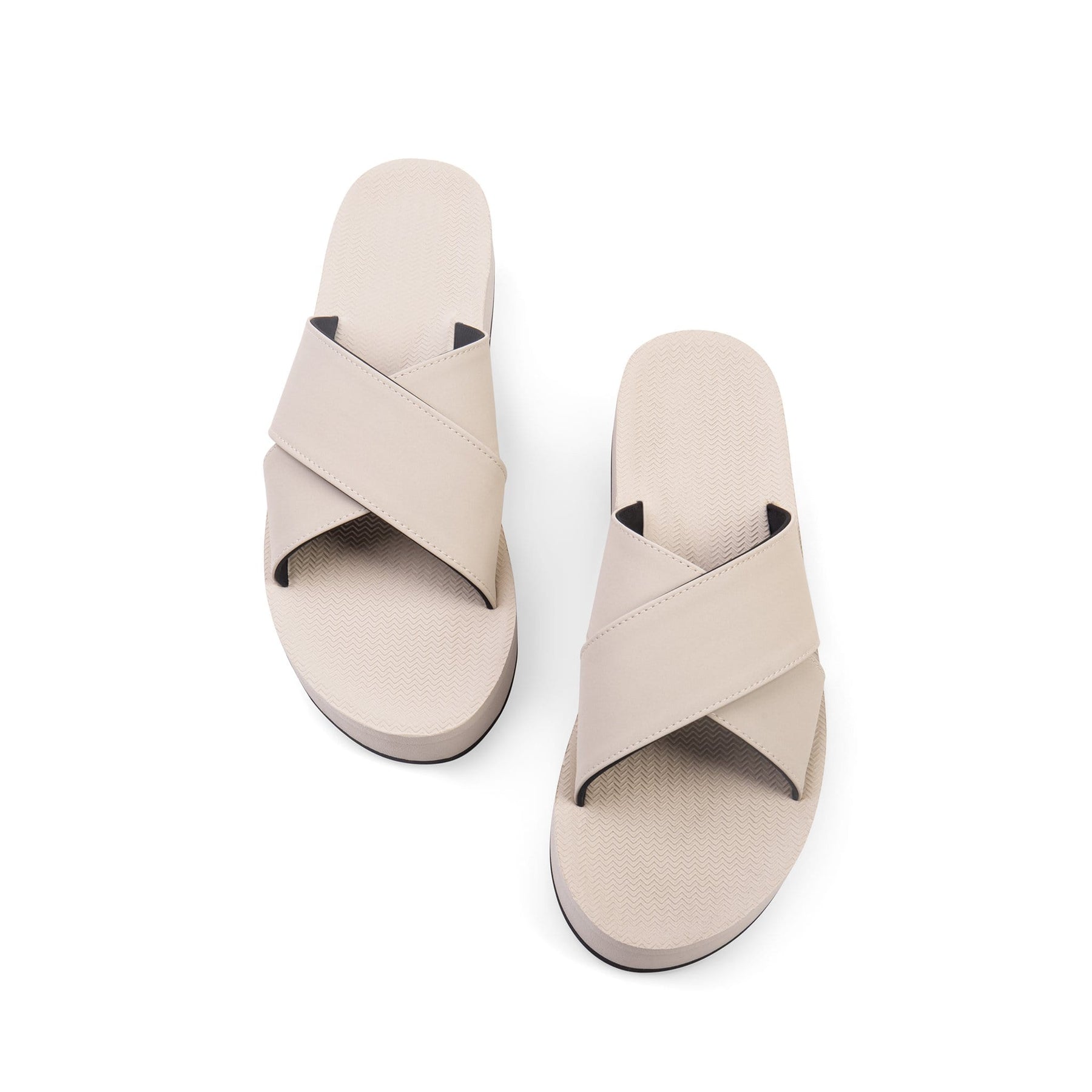 Platform Cross Mujer - Blanco Sea Salt