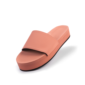 Platform Slide Mujer - Ladrillo Rust