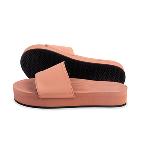 Platform Slide Mujer - Ladrillo Rust